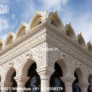 Classic House Design with Elegant Courtyard Ideas No-5606