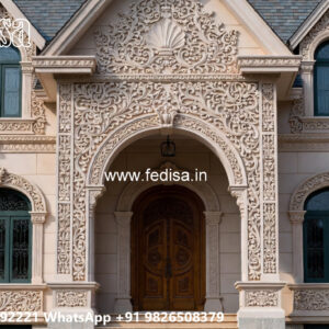 Classic House Design with Elegant Outdoor Lighting No-5614
