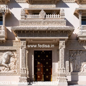 Classic House Design with Beautiful Stone Cladding No-5617