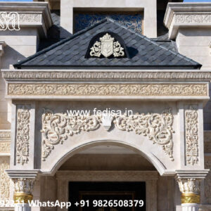 Classic House Design with Beautiful Garden Decor No-5644
