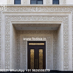 Classic House Design with Elegant Exterior Lighting No-5649