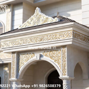 Classic House Design with Decorative Entry Door Ideas No-5667