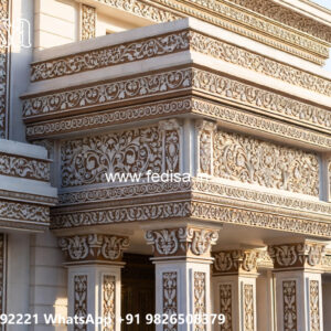 Classic Villa Design with Grand Front Elevation No-5708