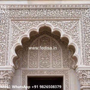 Classic Villa Design with Decorative Pillar Details No-5714