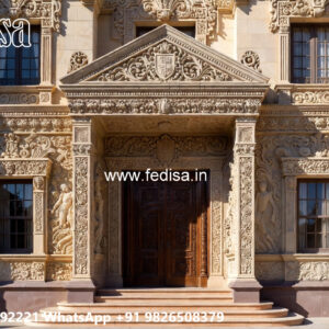 Elegant Classic Villa Design with Grand Entrance No-5728