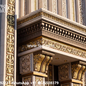 Classic Villa Design with Decorative Iron Railings No-5756