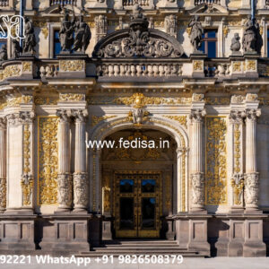 Classic Villa Design with Decorative Wooden Details No-5768