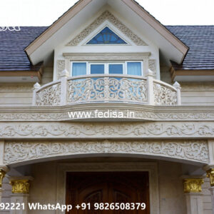 Classic Villa Design with Elegant Decorative Pillars No-5809