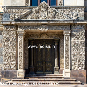 Classic Villa Design with Stylish Front Garden No-5843