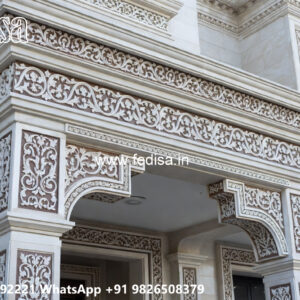 Classic House Design with Decorative Iron Railings No-6086