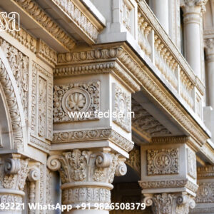 Classic House Design with Elegant Marble Staircase No-6124