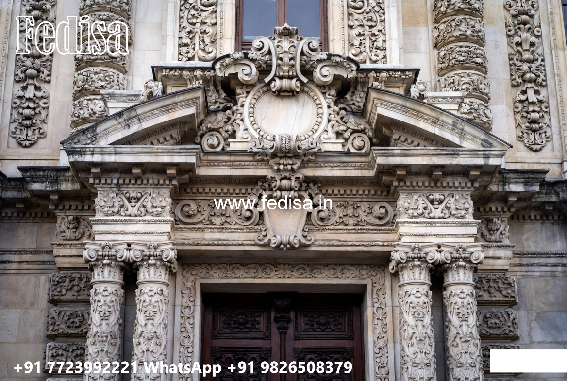 Classic House Design with Decorative Pillar Beauty No-6129