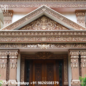 Classic Villa Design with Grand Front Elevation No-6158