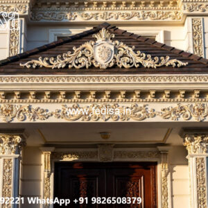 Elegant Classic Villa Design with Grand Entrance No-6178