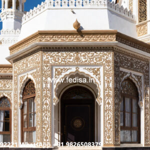 Classic Villa Design with Decorative Iron Railings No-6206