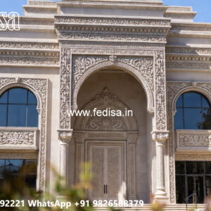 Classic Villa Design with Decorative Wooden Details No-6218