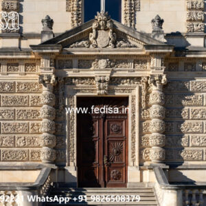 Classic Villa Design with Decorative Stone Cladding No-6274