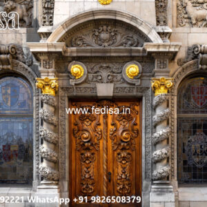Classic Villa Design with Stylish Front Garden No-6293