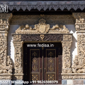 Classic House Design with Grand Entrance Ideas No-6476