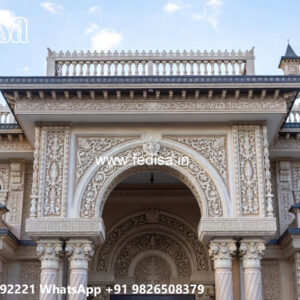 Classic House Design with Beautiful Exterior Walls No-6534