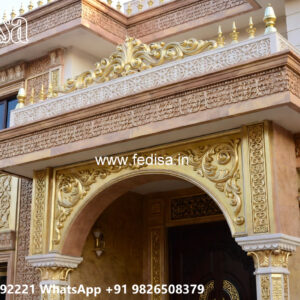Classic House Design with Elegant Hall Interior No-6552