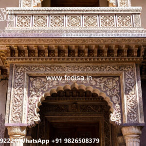 Classic House Design with Elegant Balcony Railings No-6557