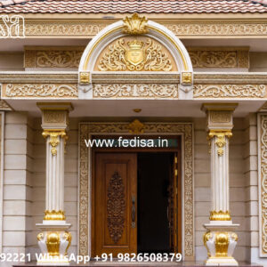 Classic House Design with Premium Garden Landscape No-6566