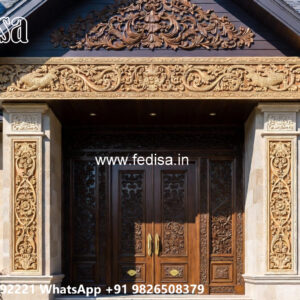 Classic House Design with Rich Wooden Craftsmanship No-6568