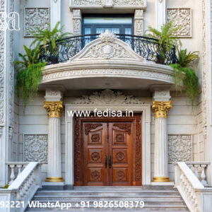 Classic House Design with Stylish Entrance Lighting No-6580