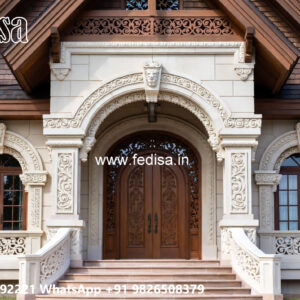 Classic House Design with Luxury Home Exterior Ideas No-6595