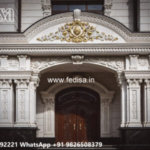 Classic Villa Design with Stylish Marble Flooring No-6632