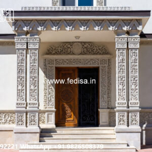 Classic Villa Design with Decorative Architectural Features No-6703