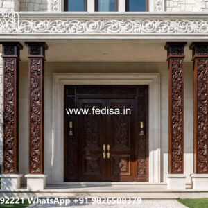 Classic Villa Design with Rich Wooden Craftsmanship No-6714