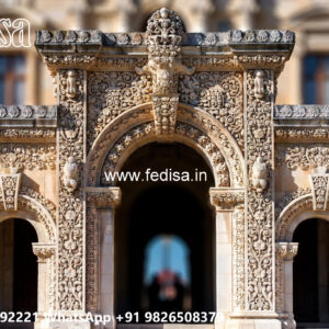 Classic Villa Design with Decorative Stone Cladding No-6724