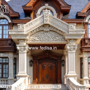 Luxury House Design with Wooden and Marble Finishes No-6771