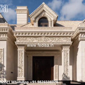 Classic House Design with Elegant Balcony Concepts No-6914