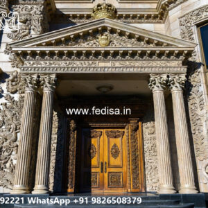Classic House Design with Royal Decorative Details No-6976