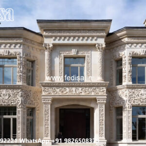Classic House Design with Beautiful Exterior Walls No-6984