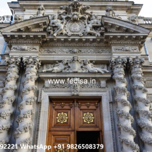 Classic House Design with Decorative Iron Railings No-6986
