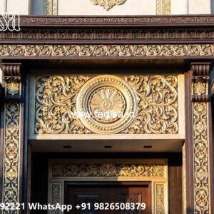 Classic House Design with Elegant Glass Windows No-6987