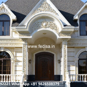 Classic House Design with Elegant Exterior Lighting No-6999