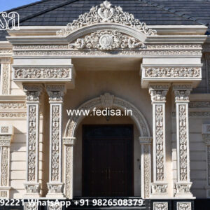 Classic House Design with Elegant Balcony Railings No-7007