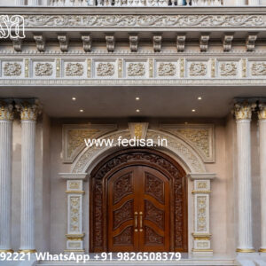 Classic House Design with Elegant Marble Staircase No-7024