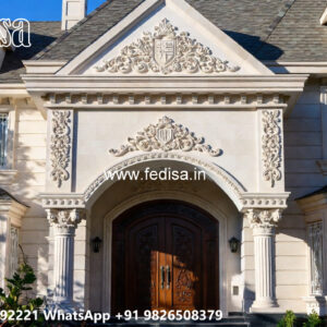 Classic House Design with Beautiful Exterior Gardens No-7039