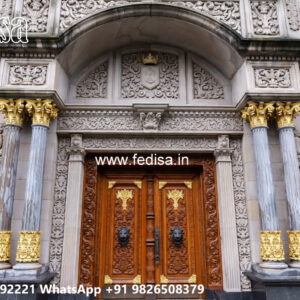 Elegant Classic Villa Design with Grand Entrance No-7078