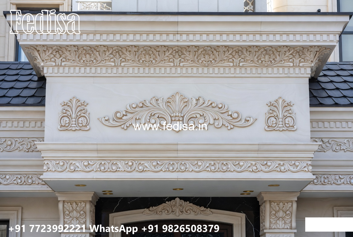 Classic Villa Design with Beautiful Roof Architecture No-7079
