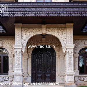 Classic Villa Design with Stylish Marble Flooring No-7082