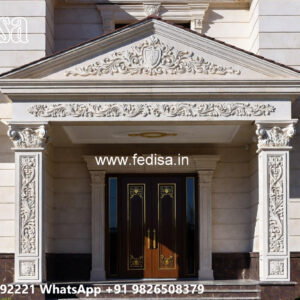Classic Villa Design with Decorative Wooden Details No-7118