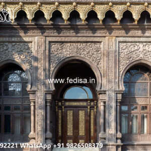 Classic Villa Design with Elegant Front Elevation No-7141