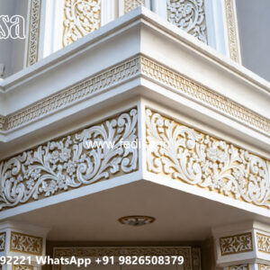 Classic Villa Design with Beautiful Villa Landscaping No-7150